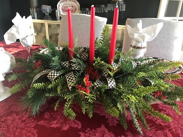 bonita's christmas table