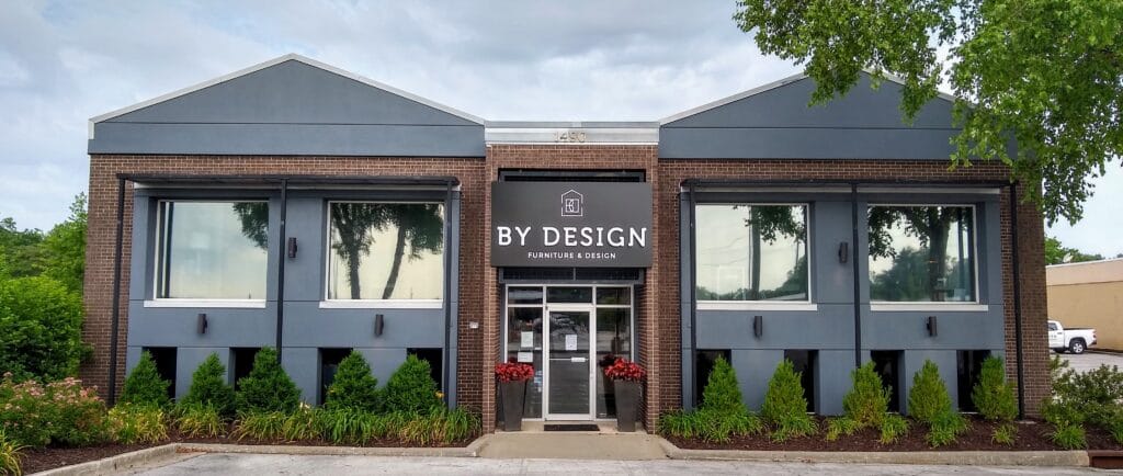 BY DESIGN furniture + interior design store exterior