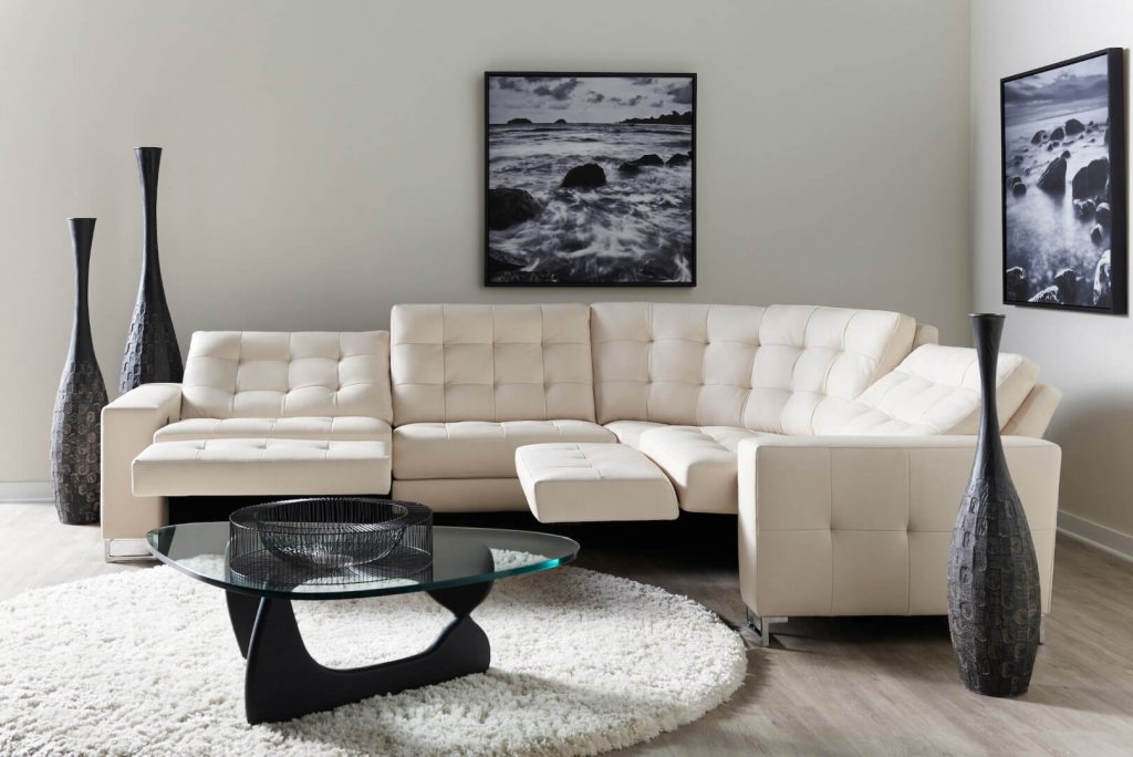 Hudson Sectional. High-style, custom motion furniture from BY DESIGN's Style-in-Motion collection.