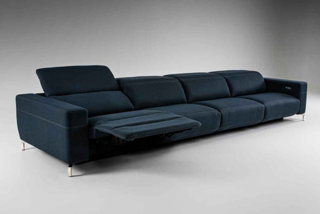 Monza four seat sofa. Componentized, custom motion furniture. High-end style from our Style-in-Motion collection.