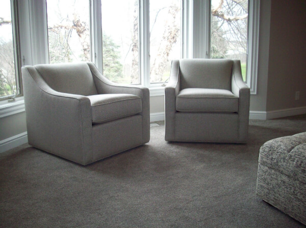 Blake swivel chairs in client's home