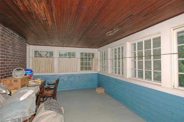 Sleeping porch off master bedroom