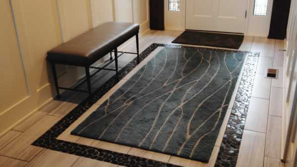 Custom entry rug