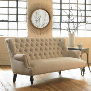 Tufted sofa