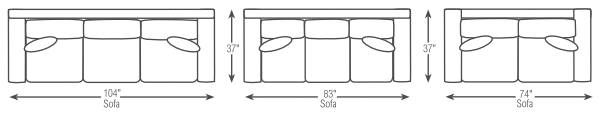 Metro sofa specificatioins