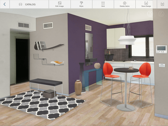 Rendering of kitchen