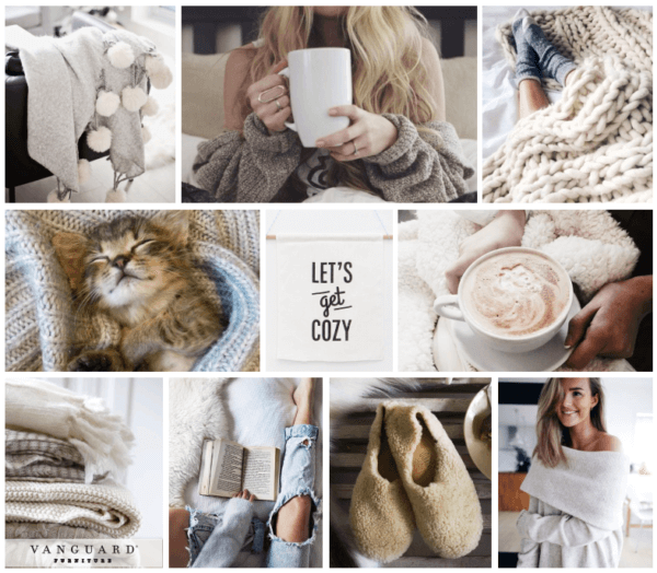 Let's get cozy trend board