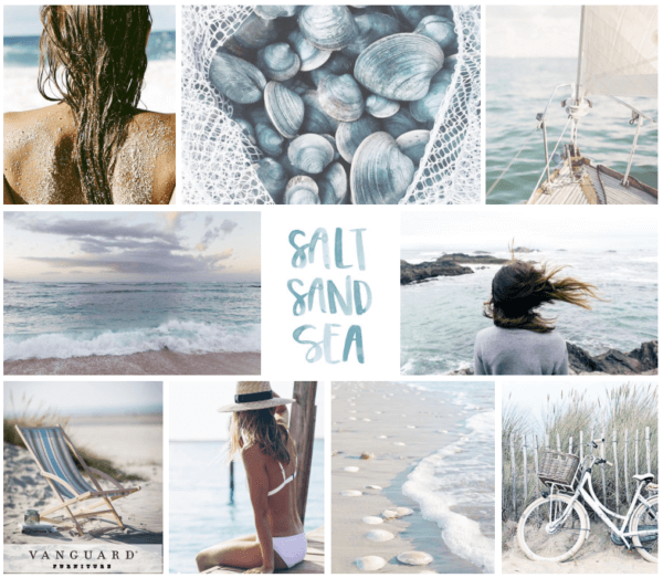 Salt, Sand and Sea trend board